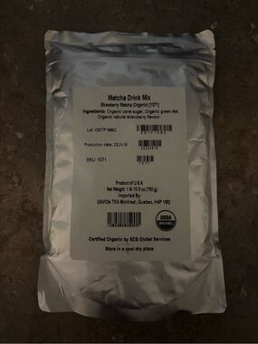 Matcha Drink Mix Strawberry - Organic